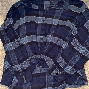 Collared flannel.